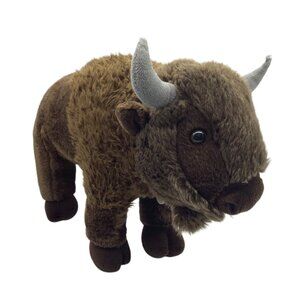 Miyoni Aurora World Buffalo Bison Plush Stuffed Animal Toy Soft Cuddly